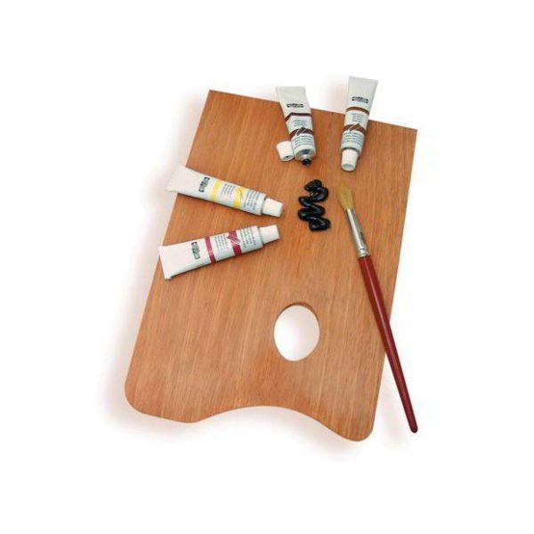 TAVOLOZZA RETTANGOLARE in LEGNO 20x30 cm