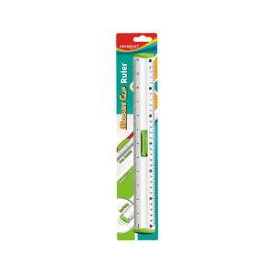 Righello 30 cm. in Alluminio con Portamatite