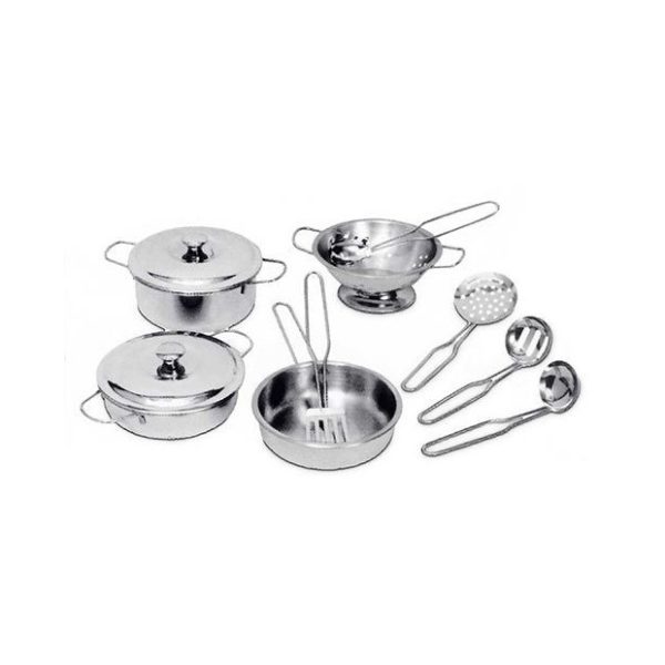 Set Utensili e Pentolini in Metallo